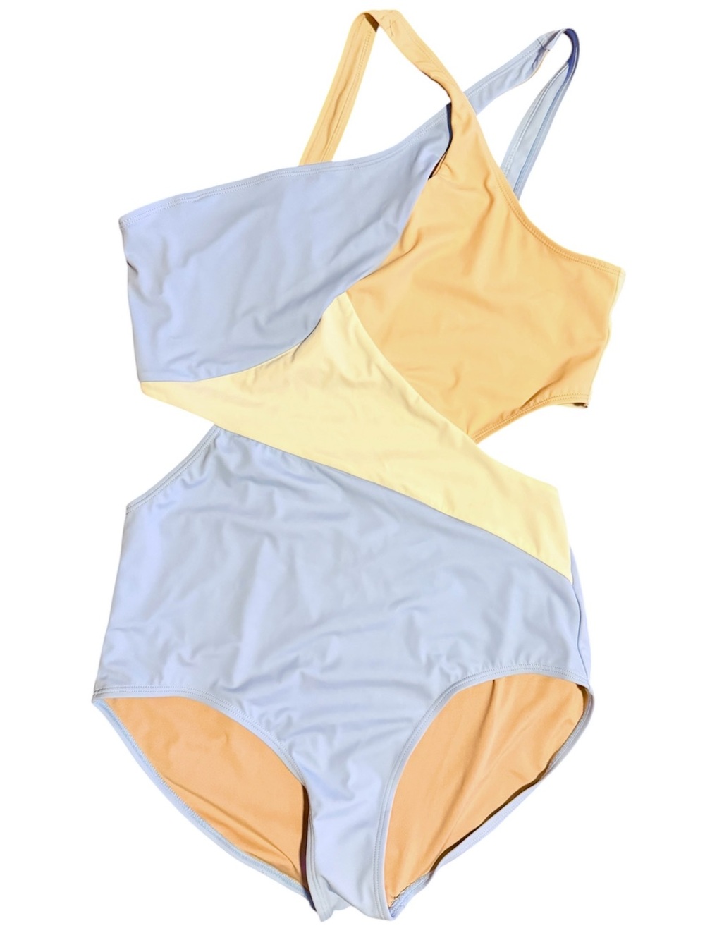 LUMI COLLECTIVE Color Block Peek-A-Boo Leotard Style No: (LUM101) XXL